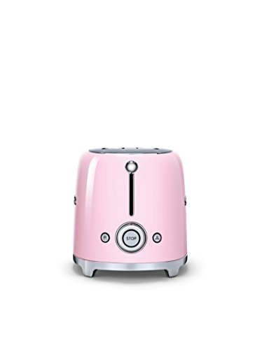 Smeg TSF01PKEU Toaster 2 Scheiben, cadillacpink