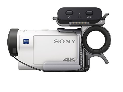 Sony FDR-X3000RFDI 4K Action Cam (mit RM-LVR3 Live View Remote Fernbedienung und Fingergriff AKA-FGP