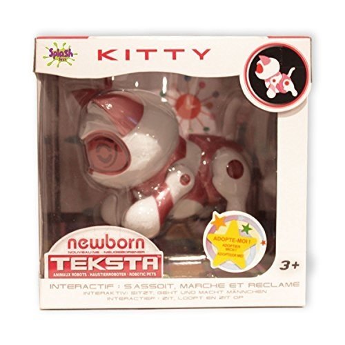 Splash Toys Teksta Newborn, Roboter Haustier, Kätzchen, rosa