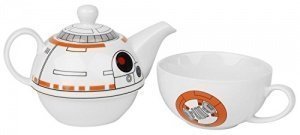 Star Wars BB-8 Teekanne + Tasse Teekanne orange/weiß