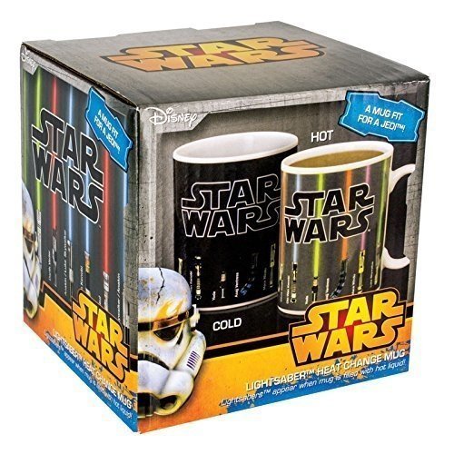 Star Wars Lichtschwert Zaubertasse mit Thermodruck