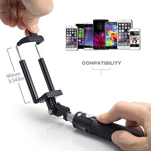 TaoTronics Selfie Stick Stange Stab Monopod Bluetooth