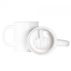 Thumbs Up Tasse "Up Yours"