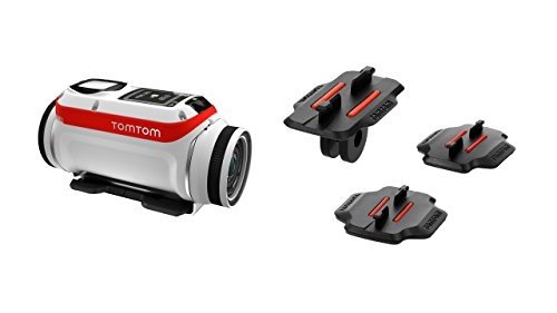 TomTom Bandit Base Pack Actionkamera (Inkl. Basis-Zubehör, Spritzwassergeschützt, keine Kabel erfo