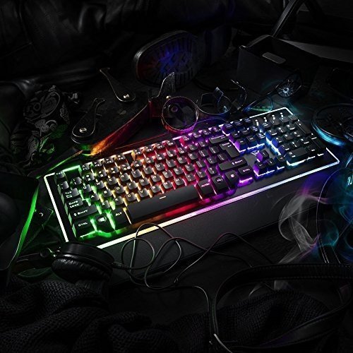 Trust GXT Halbmechanische LED Gaming Tastatur