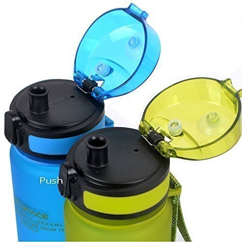 Uzspace Sporthallen Schulen Tritan Wasserflasche Bpa-Frei Wandern Radwandern Wasserflasche Mit Flip-