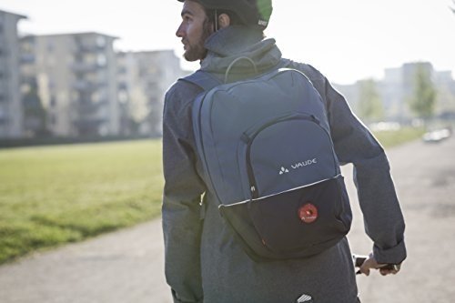 VAUDE Cycle 22, Gepäckträgertasche zum Radfahren, 2 in 1 Officetasche als Rucksack tragbar