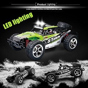 Vatos RC Ferngesteuertes Auto Monster Off Road RC Buggy 4WD 40km/h Im Maßstab 1:12 Fernbedienung 50