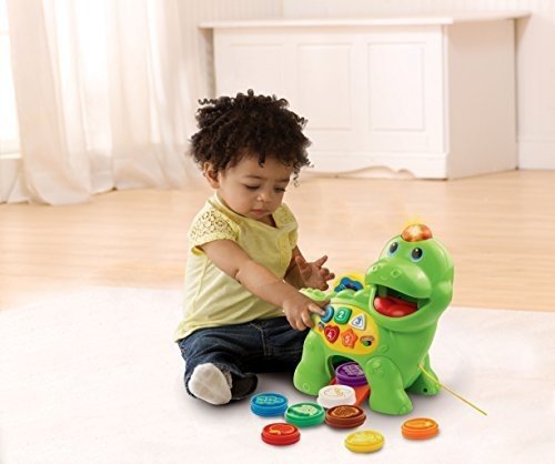 VTech 80-157704 - Fütter-mich Dino, Babyspielzeug