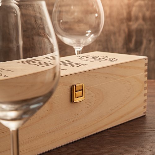 Weinbox aus Holz mit Namen