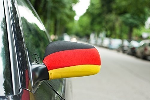 WM 2018 Autospiegel Fahne