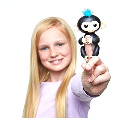 WowWee Fingerlings Baby-Äffchen Finn, schwarz