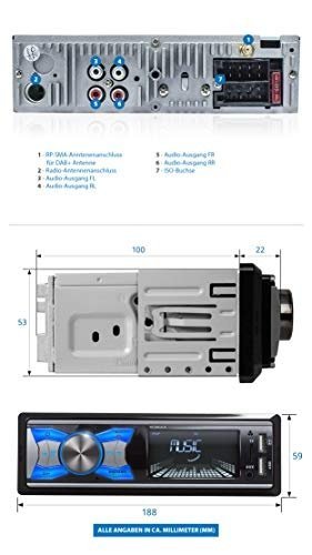 XOMAX XM-RD264 Autoradio