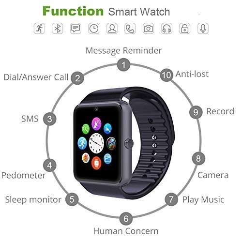 Yamay Bluetooth Smartwatch