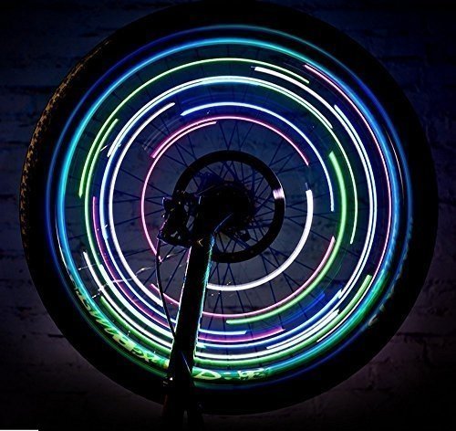 YYGIFT® LED Wasserdichte Fahrradreifen Fahrrad Rad Led Speichen Speichenlicht Beleuchtung mit den 2