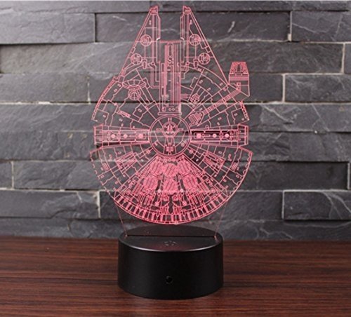 3D Optische Illusions-Lampen Star Wars