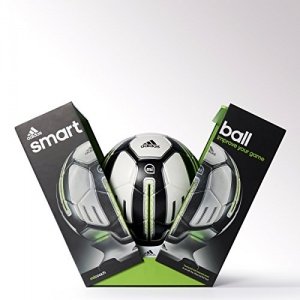 adidas miCoach Smart Ball (Fußball mit Sensoren, App Anbindung) weiß/schwarz