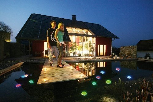 ANSMANN Aqualight LED-Unterwasserleuchte - Beleuchtung für Pool Badewanne Wellness Teich Party