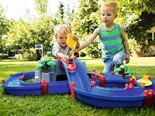 Aquaplay Wasserbahn Set "Bergsee", 42-teilig