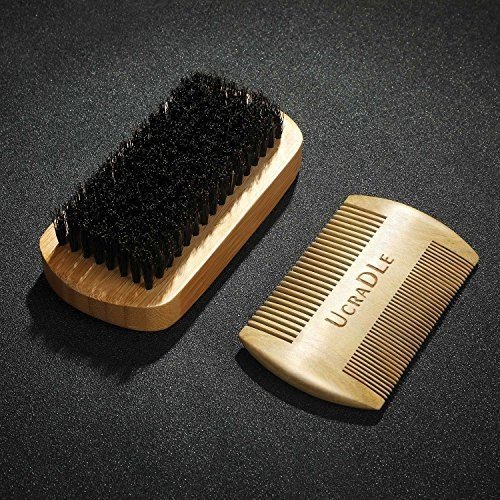 Bartpflege Set 6 - Bartset für Männerpflege | Bartöl | Schnurrbart Bart Balsam Wachs | Bartbürst