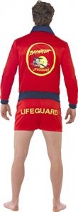 Baywatch Rettungsschwimmer Kostüm 2-teilig David Hasselhoff Kostüm