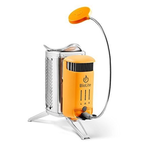 "BioLite" CampStove 2 USB Holz-Kocher mit LED Flexlight
