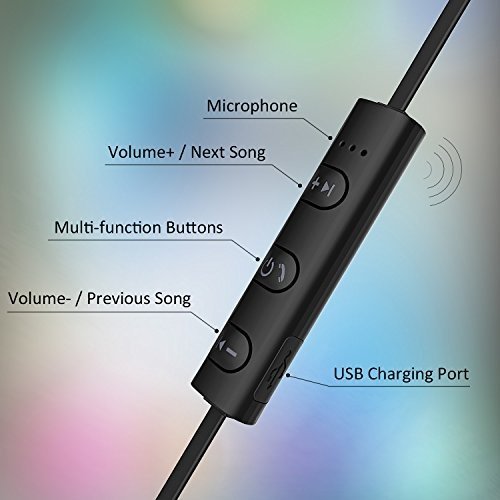 Bluetooth Kopfhörer, ATGOIN Bluetooth 4.1 In-Ear Kopfhörer, Magnetische Kabellose Kopfhörer Wasse