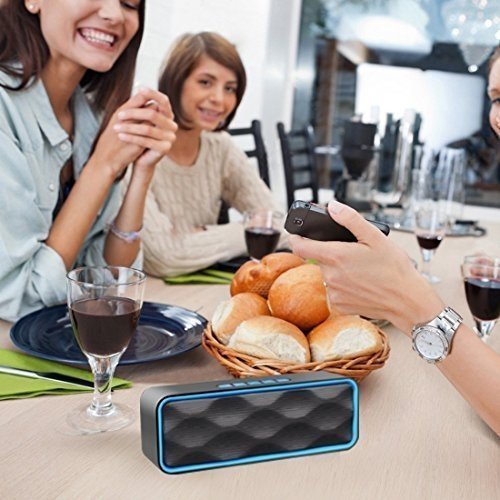 Bluetooth Lautsprecher, ZoeeTree S1 Bluetooth Lautsprecher Portable, Bluetooth 4.2 Speaker, Dual-Tre