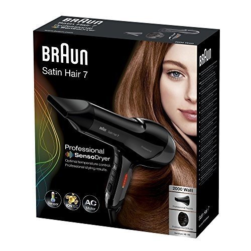 Braun Satin Hair 7 SensoDryer Haartrockner HD 785, mit IonTec und Diffusor, 2000 Watt
