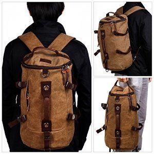 Canvas Herren Schulter Rucksack