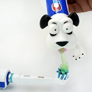 Cartoon Zahnpastaspender Poketech Zahnputzset Spender Zahnpasta Zahncreme Kappe für Kinder, Hund