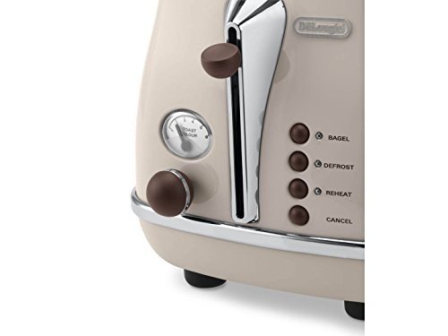 DeLonghi Icona Vintage CTOV 2103.BG Retro Design Toaster, 900W