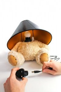 Die Teddybär-Lampe für das Schlafzimmer