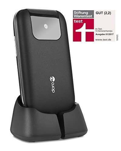 Doro PhoneEasy 613 Mobiltelefon im eleganten Klappdesign (2 Megapixel Kamera, große Tasten und Disp