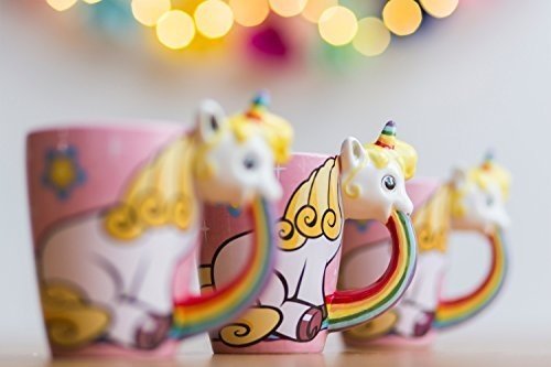 Einhorn Tasse Regenbogenfarben