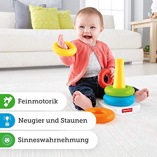 Fisher-Price Farbring Pyramide bunter Stapelturm