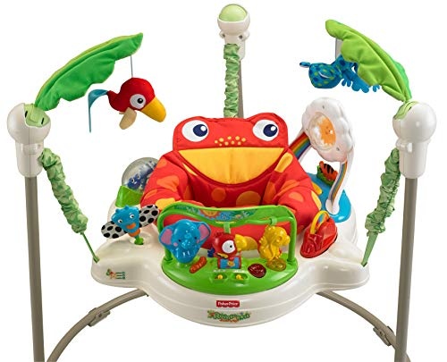Fisher-Price Rainforest Jumperoo Baby Hopser mit Spielzeugen höhenverstellbar