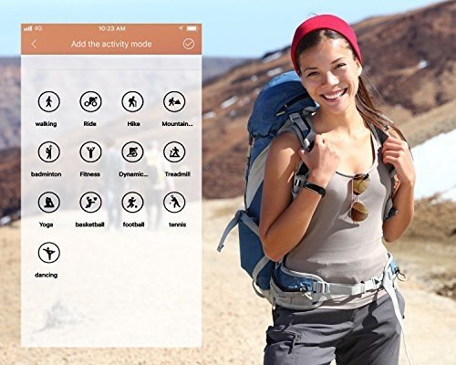 Fitness Armbanduhr, TOOBUR Wasserdicht Fitness Tracker mit Herzfrequenz Schrittzähler Schlafmonitor