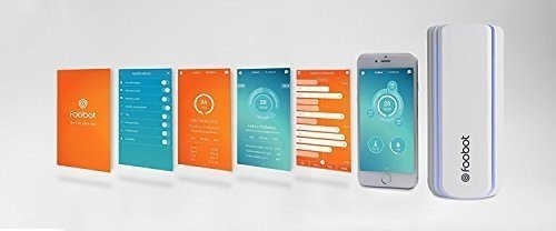 Foobot Luftqualität Messgerät - Überwachung Wohnung - Hygrometer Feinstaub VOC Formaldehyd – Be