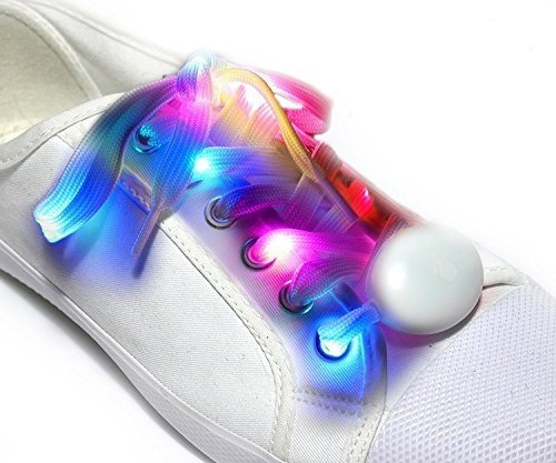 fourHeart LED Schnürsenkel 3 Lichtmodi leuchtende Schuhbänder