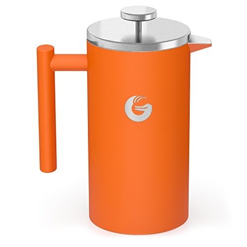 FRENCH PRESS 1 Liter von Coffee Gator - Doppelwandige Französische Kaffeepresse um Kaffee länger w