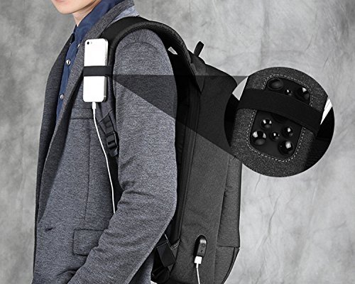 Fresion Anti-diebstahl Laptop Rucksack mit USB Ladeanschluss Wasserdicht Business Taschen Rucksäcke