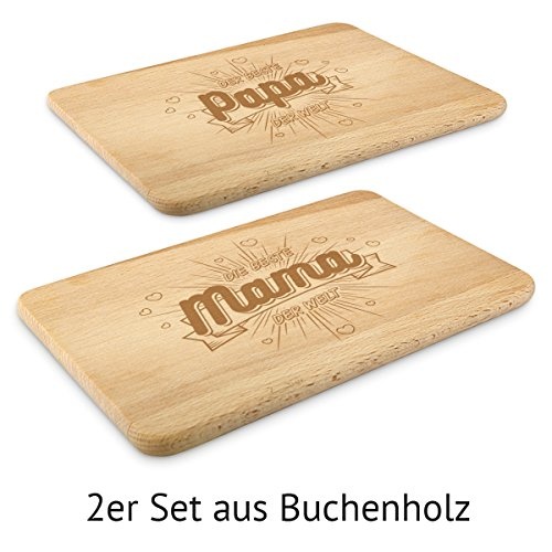 Frühstücksbrettchen Beste Mama und Papa