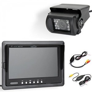 Funk Rückfahrkamera 18 IR LED Kamera + 7" TFT LCD Monitor KFZ Sender Empfänger 