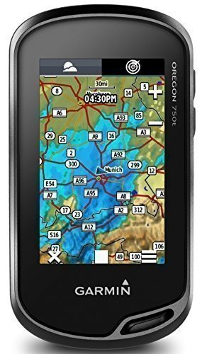 Garmin Oregon 750 GPS-Handgerät mit Autofokus-Kamera, wiederaufladbarem Akku-Pack, Aktivitätsprofi