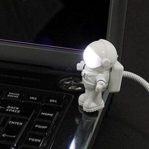 Gearmax® Astronaut Nachtlicht Spaceman Astro Lampe USB-betrieben LED Anpassbar Nacht & Schreibtisch