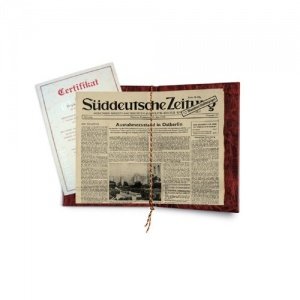 Geburtstagszeitung von 1945 - die historische Zeitung aus dem Jahr 1945 als Kopie