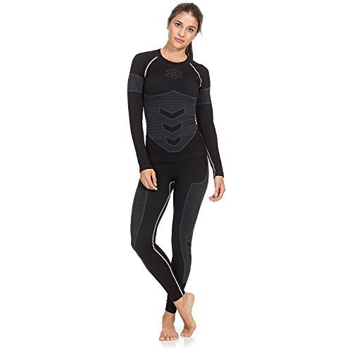 Gregster Damen Seamless Skiunterwäsche Set