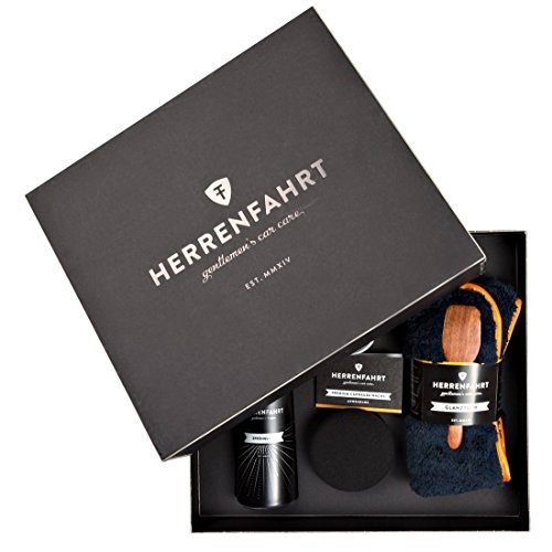 HERRENFAHRT Premium Autopflege - Probe-Box (Hybridwachs mit Langzeitschutz, Extremer Tiefenglanz, in