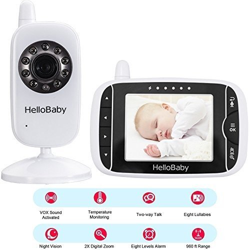 HelloBaby Wireless Video Baby Monitor mit Digitalkamera